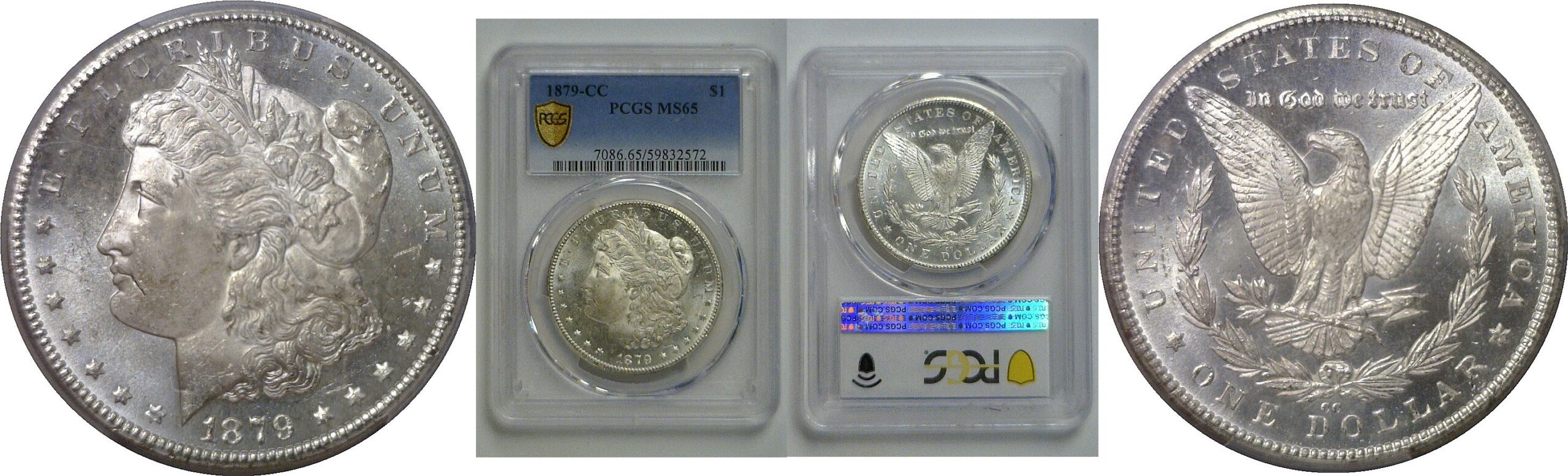1879-CC  Morgan Dollar   PCGS MS-65
