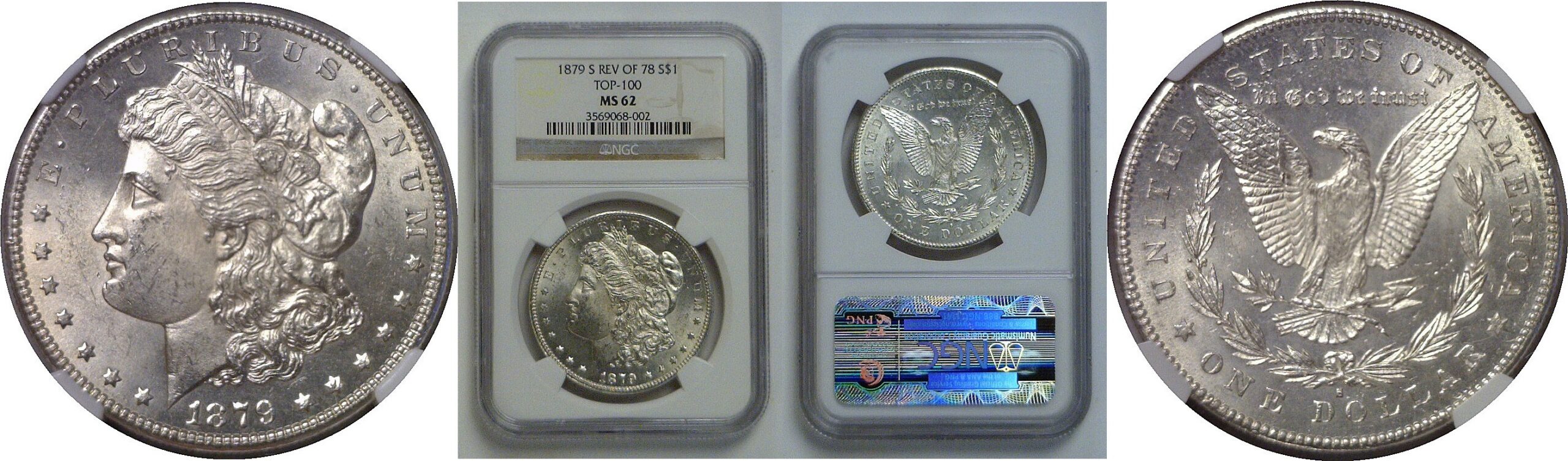 1879-S Reverse of 1878   Morgan Dollar   NGC MS-62
