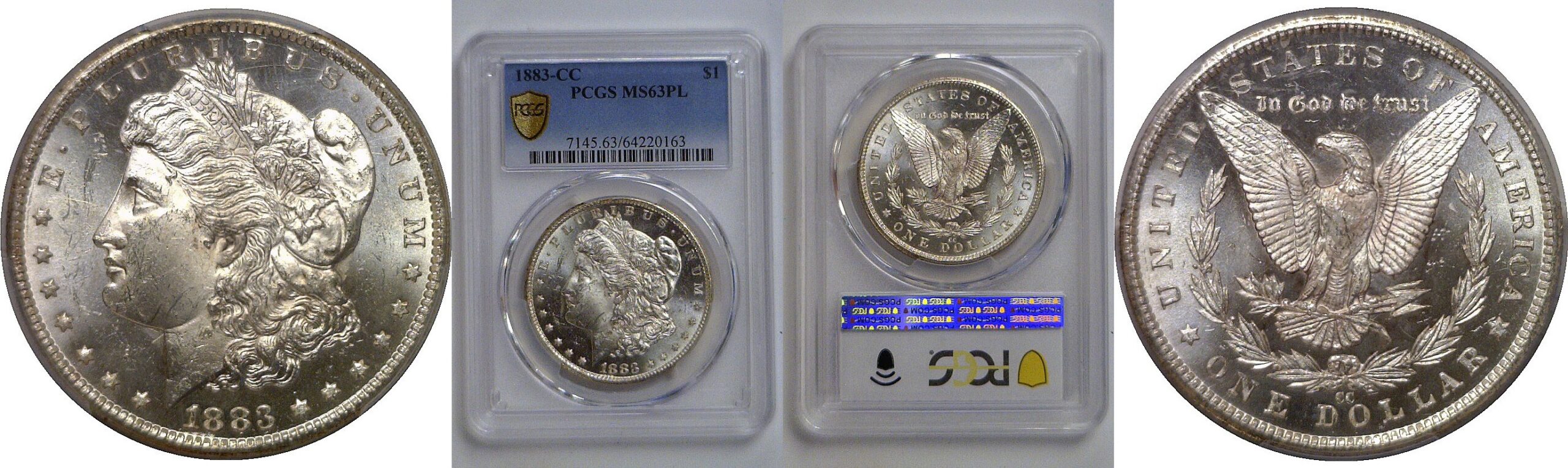 1883-CC  Morgan Dollar   PCGS MS-63 PL