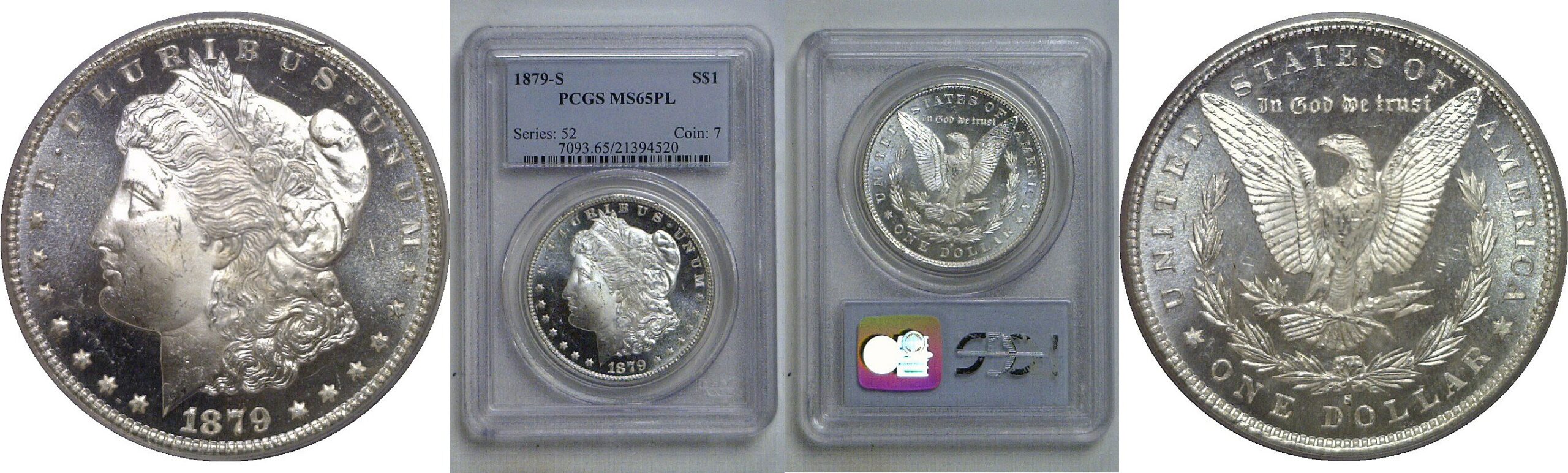 1879-S Morgan Dollar   PCGS MS-65 PL